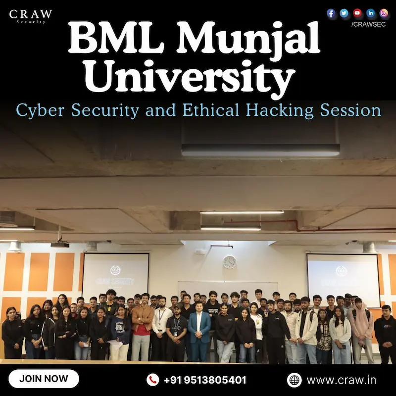 Mohit Yadav Hosts Ethical Hacking Workshop at BML Munjal University
