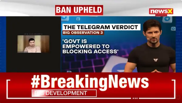 image shows telegram-ban